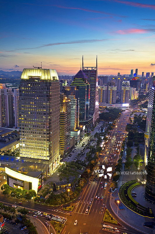 深圳夜色图片素材