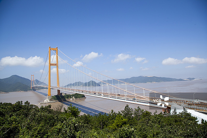 浙江省舟山西堠门大桥图片素材
