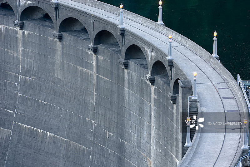 Diablo Dam, Skagit River Gorge Washington图片素材