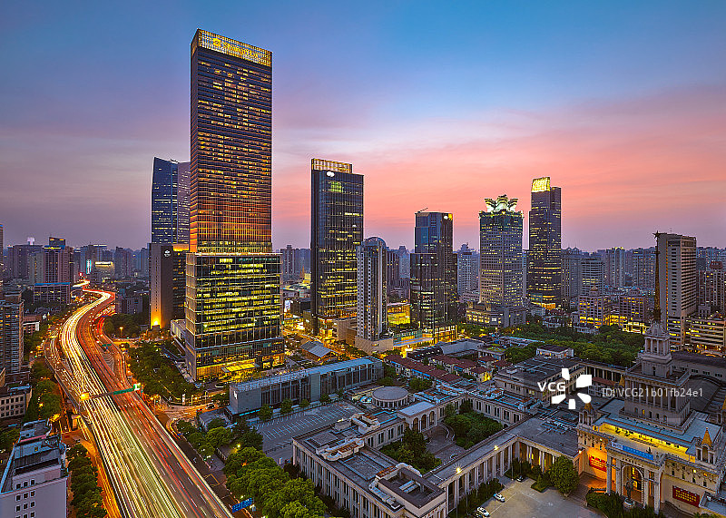 上海静安CBD图片素材