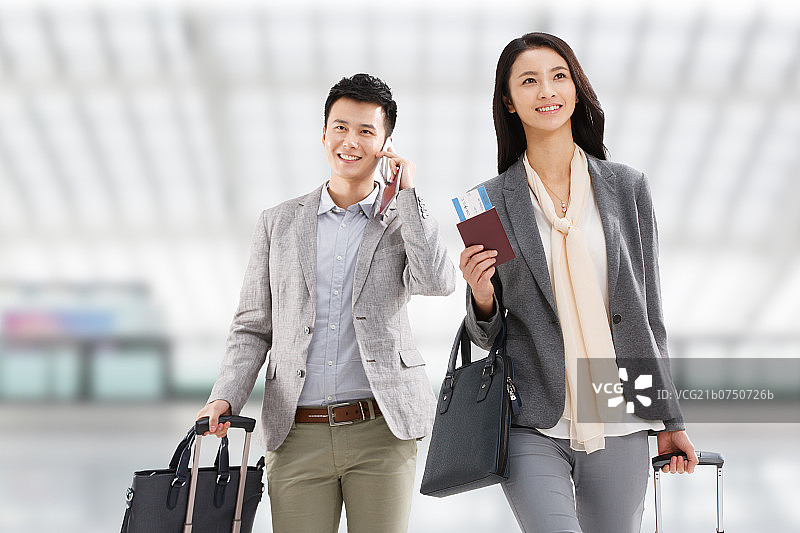 青年人商务旅行图片素材