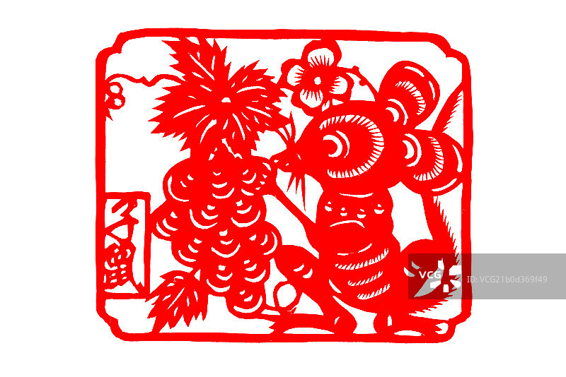 十二生肖子鼠图片素材