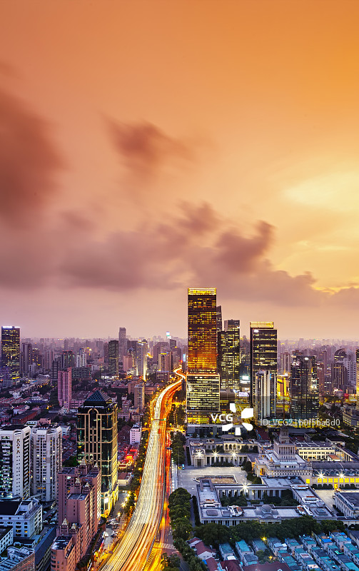 上海城市风光之嘉里中心图片素材