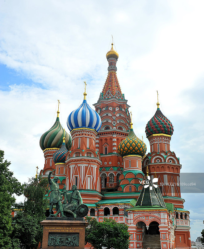 莫斯科瓦西里大教堂图片素材