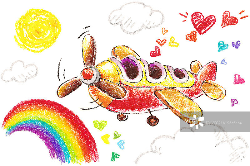 孩子的涂鸦图片素材