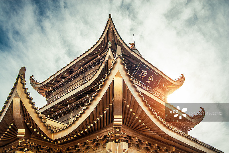 峨嵋山金顶寺庙图片素材