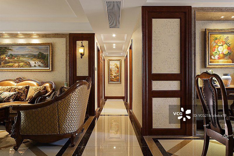 新古典风格家装样板图片素材