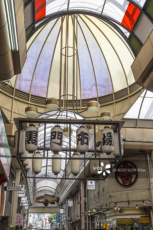 黑门市场,日本桥,大阪,日本,亚洲,图片素材