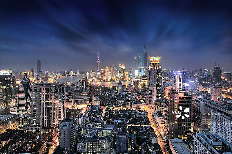 上海夜景图片素材