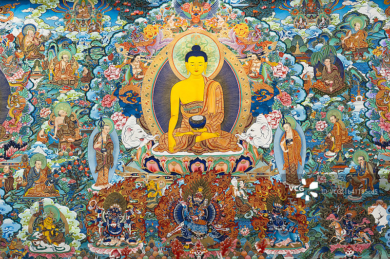 西藏唐卡图片素材