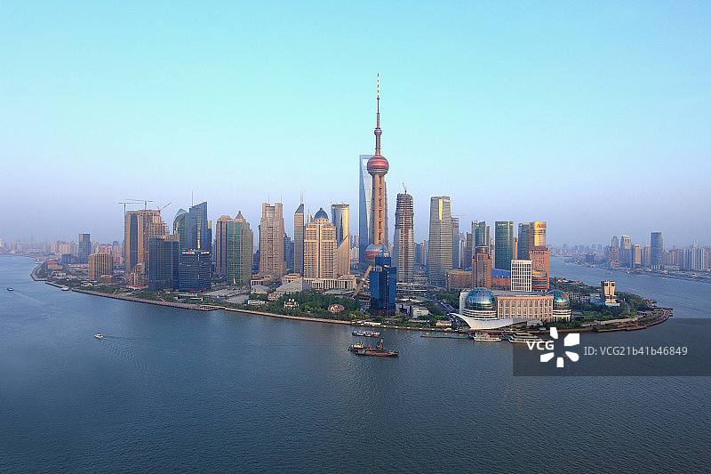 上海外滩浦东陆家嘴图片素材