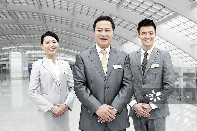 机场的商务人士图片素材