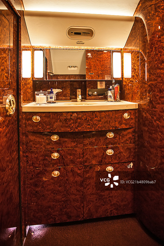 私人飞机客舱装饰图片素材