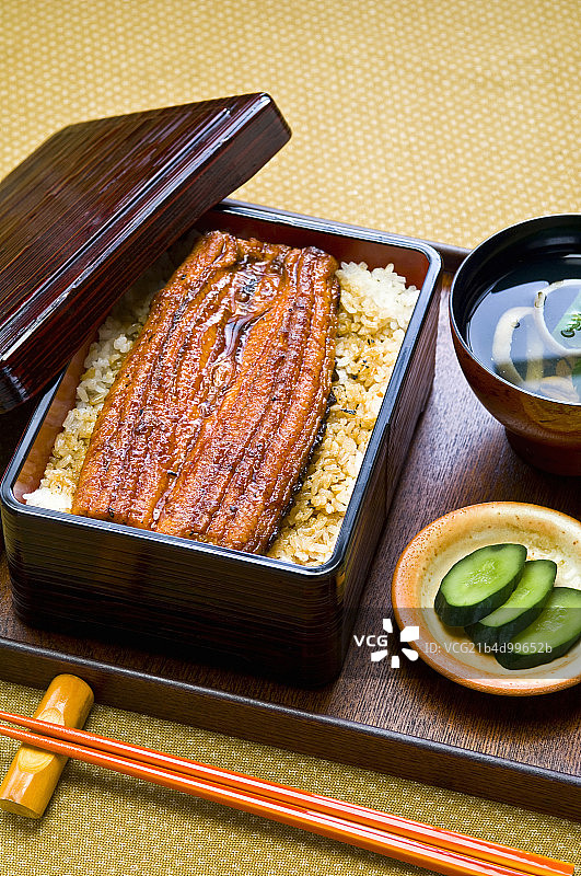 sea eel rice图片素材