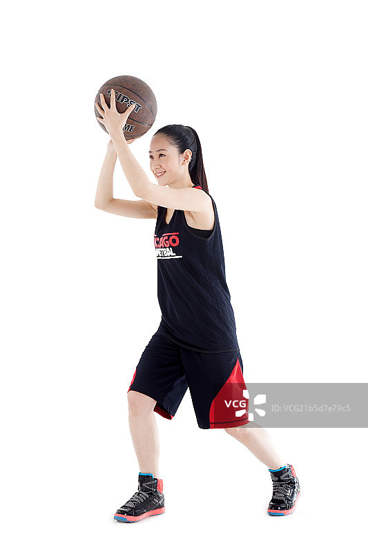 女子篮球运动员图片素材