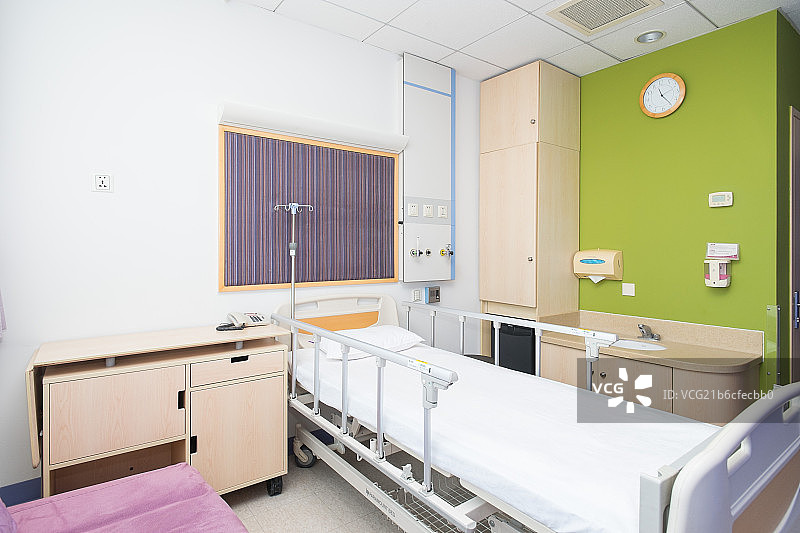 现代医院病房内景图片素材