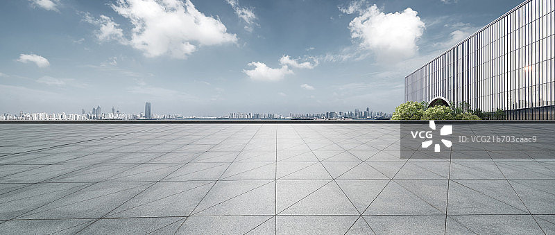 上海城市风光露台图片素材