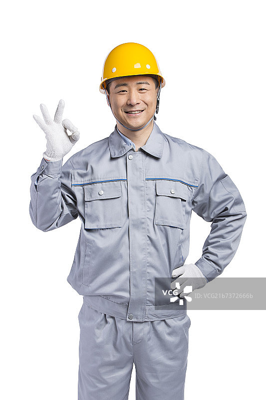 建筑工人肖像图片素材