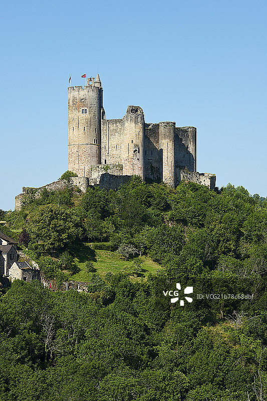 Chateau de Najac,France图片素材