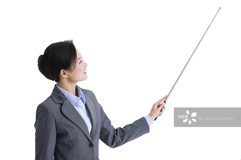 商务女士做培训讲师图片素材