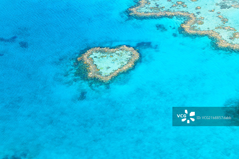 澳洲大堡礁whitsundays 心形礁图片素材