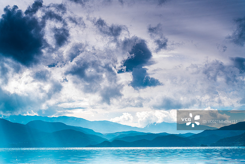 云南泸沽湖图片素材