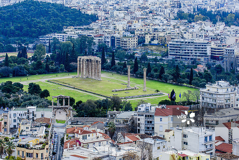 奥林匹亚宙斯神庙图片素材