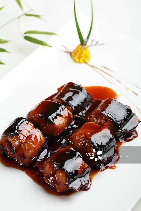 锅烧鳗鱼图片素材