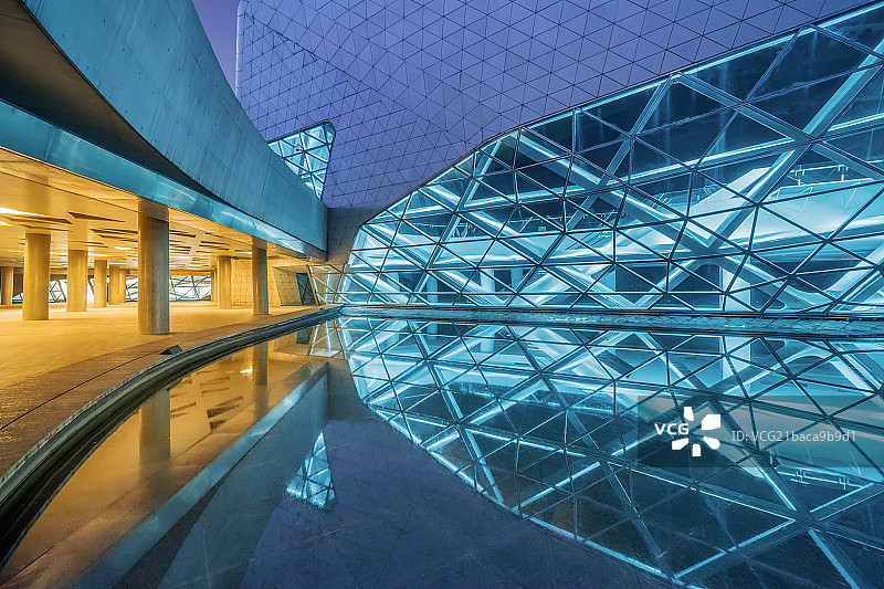 广州大剧院夜景图片素材