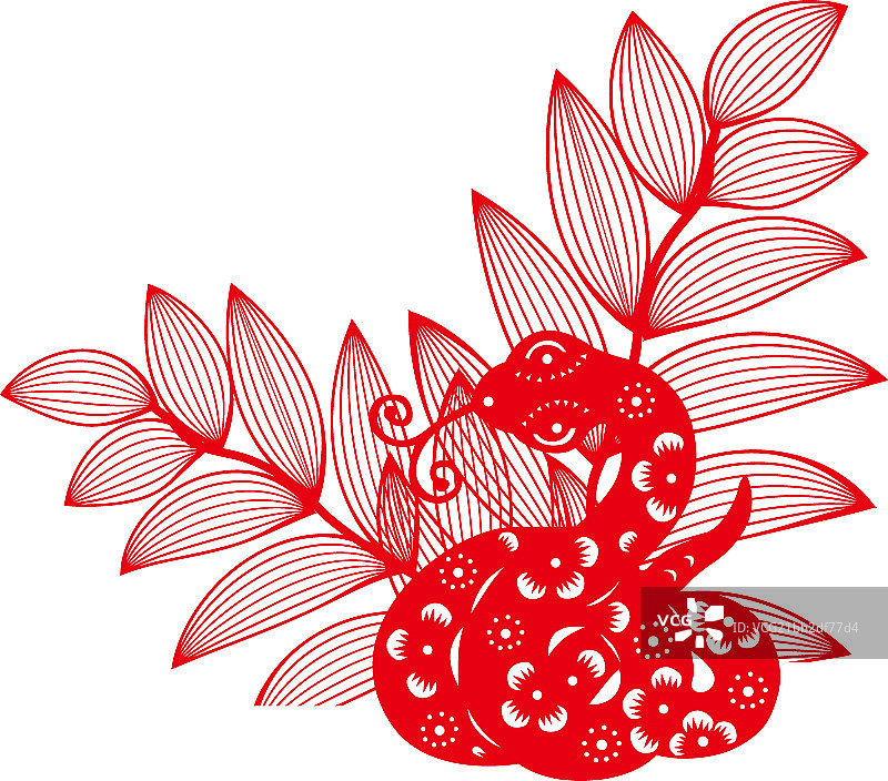 插画蛇图片素材