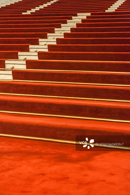 人民大会堂The Great Hall of the People in Tiananmen Square图片素材
