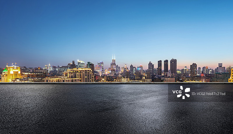 上海城市风光道路图片素材