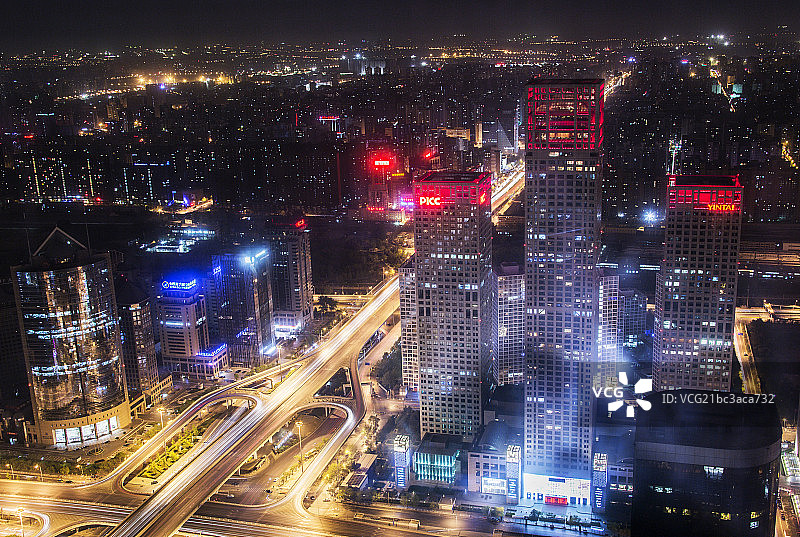 CBD国贸立交桥银泰中心图片素材
