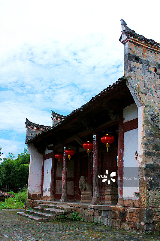 古老的徽派建筑图片素材