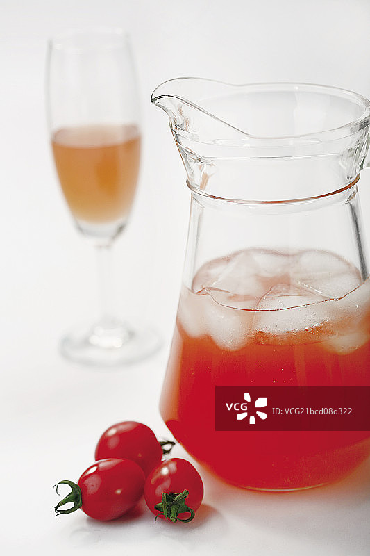 番茄汁图片素材