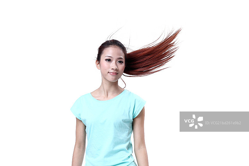 飘逸的长发图片素材