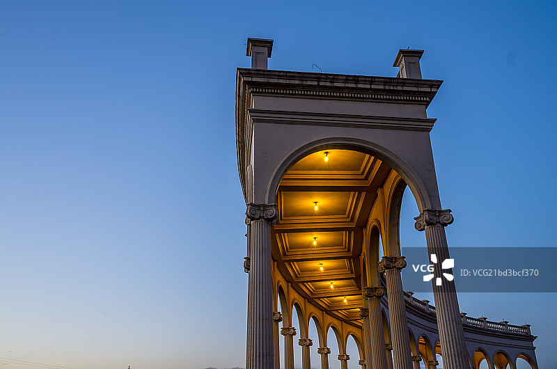 傍晚的拉斐特城堡图片素材