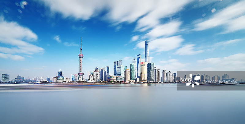 上海城市风光全景图片素材