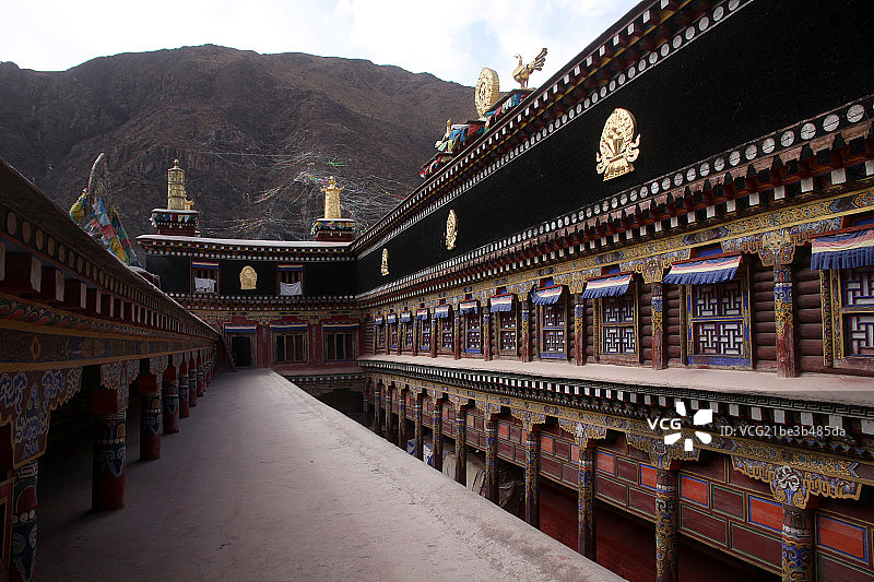 四川省甘孜德格印经院图片素材