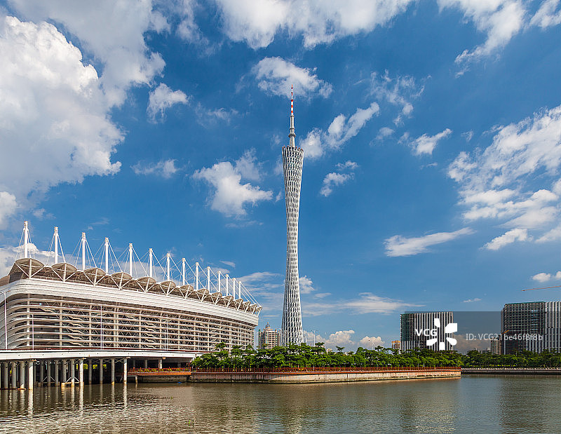 广州城市风光图片素材