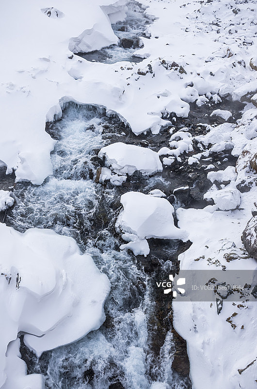 长白山冬季北坡图片素材