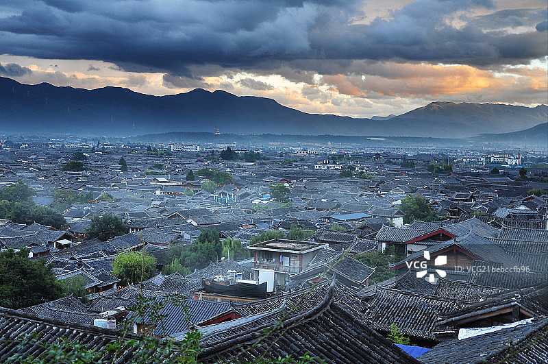 迷离丽江图片素材