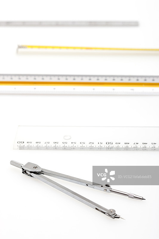 尺子和圆规图片素材