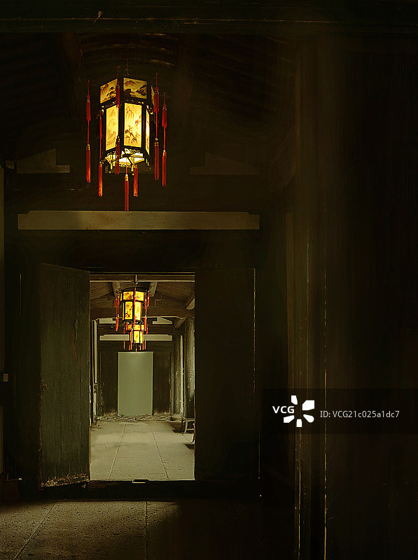 绍兴的鲁迅故居内景图片素材