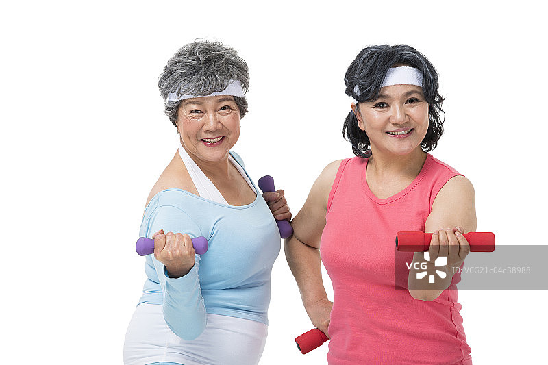 老年女性运动健身图片素材