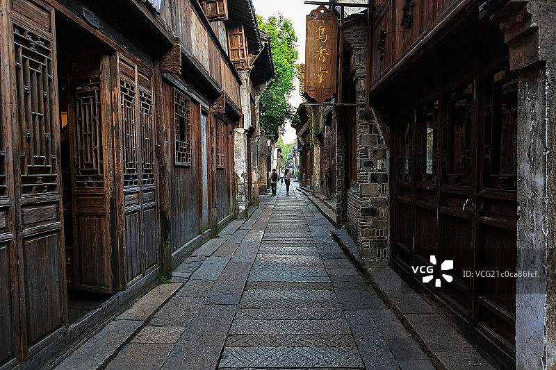 乌镇小路图片素材