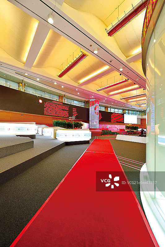 上海证券交易所 交易/上市大厅图片素材