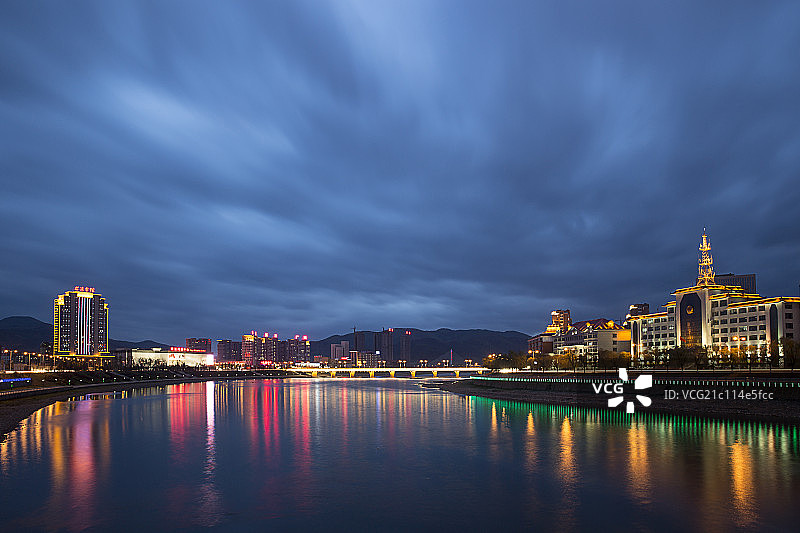 城市夜景图片素材