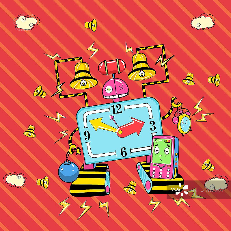 手机闹铃图片素材