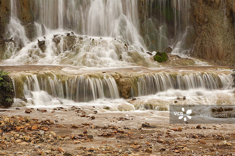 黄金瀑布,瀑布,金瓜石,台北,台湾,亚洲,图片素材